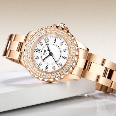 Đồng hồ nữ chính hãng I&W CARNIVAL IW703L-5 Kính sapphire ,chống xước ,Chống nước 30m ,Bảo hành 24 tháng,Máy điện tử(Pin), dây thép 316L không gỉ , thiết kế đơn giản dễ đeo