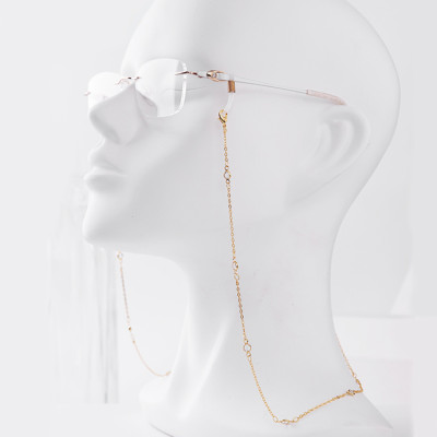 Dây đeo mắt kính thời trang mix hạt đá phong cách Hàn Quốc idol