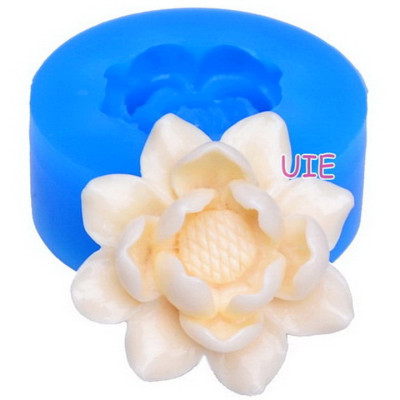 Khuôn silicon làm rau câu hoa sen - Mã số 1081