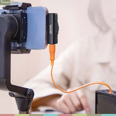 BOYALINK 2 / BOYALINK 2 A1 - Micro Cài Áo Không Dây 2.4GHz Cho IOS, Android, Máy Ảnh, Phạm Vi Thu 300m - Hàng chính hãng