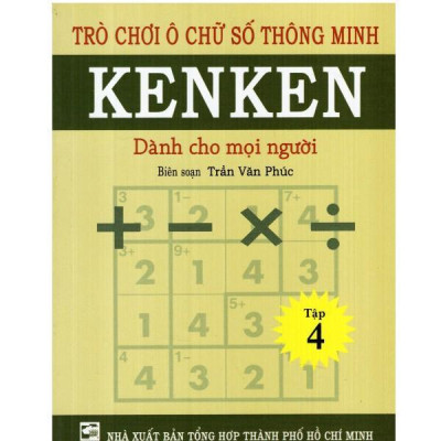 Sách - Trò Chơi Ô Chữ Số Thông Minh Ken Ken - Combo 5 Cuốn - Nhân Trí Việt
