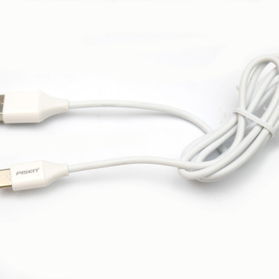 Cáp sạc Pisen Type - C (Anti - Fracture) 1000mm - Hàng chính hãng