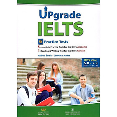 Sách - Upgrade IELTS: 6 Practice Tests (Kèm CD) - Nhân Trí Việt