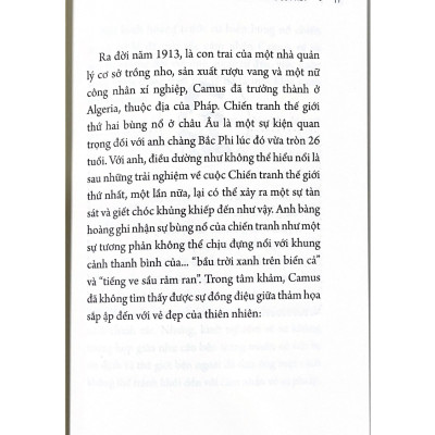 Những Nhà Tư Tưởng Lớn - Camus Trong 60 Phút - Vanlangbooks