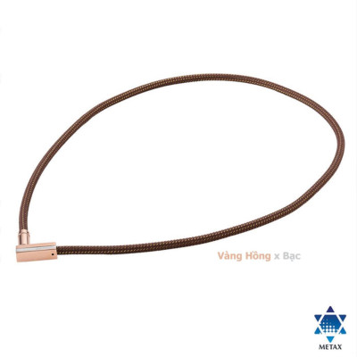 Vòng cổ Phiten Rakuwa necklace MG Chopper square Aqua metax TG897053/TG897153/TG897251