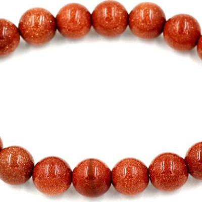 Vòng tay chuỗi hạt đá kim sa 10 ly 20 hạt