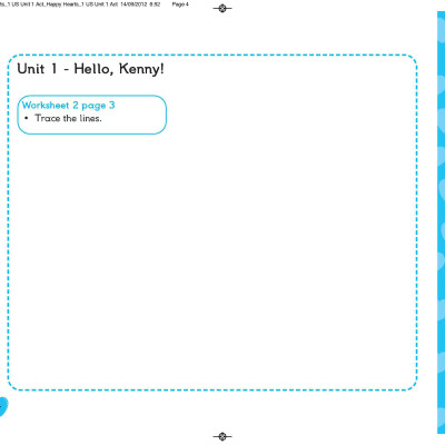 Happy Hearts US 1 Activity Book