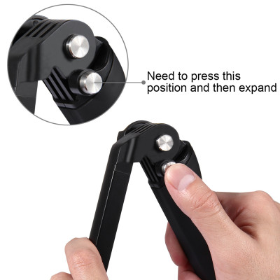 Chân đế Selfie/Stick Monopod cao cấp gấp gọn dành cho máy ảnh thể thao, camera hành trình Puluz PU202, hàng chính hãng