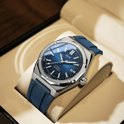 Đồng Hồ Nam I&W Carnival 711G7 Chính Hãng Full Box Chống Nước Kính Chống Xước Dây Thép Cao Cấp BH24T (Máy Cơ Tự Động)