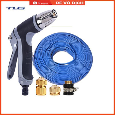 Vòi phun xịt rửa xe, tưới cây chuyên nghiệp 3-5m 206817 (cút đồng nối đồng)