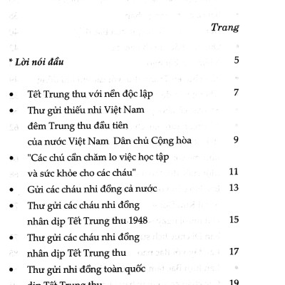 Tủ Sách Rèn Luyện Nhân Cách Sống - Trung Thu Cháu Nhớ Bác Hồ (Tái Bản 2024)