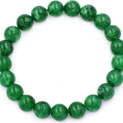 Vòng tay chuỗi hạt Cẩm Thạch Đông Ninh 8 ly 20 hạt - hợp mệnh Mộc, mệnh Hỏa