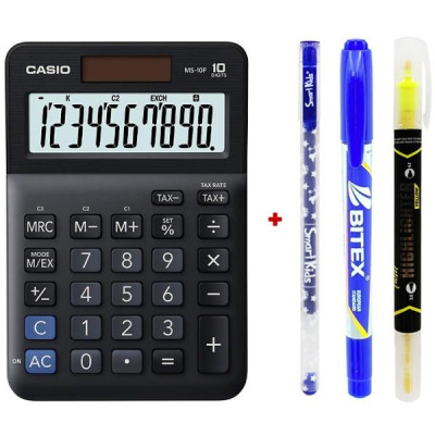 Máy Tính Văn Phòng Casio MS - 10F - Kèm Quà Chất