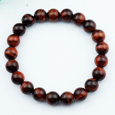 Vòng Tay Đá Mắt Hổ Tiger Eye Nâu Đỏ Tự Nhiên