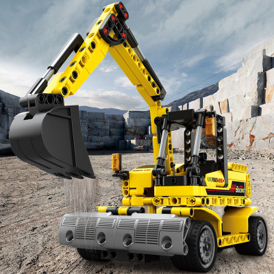 MINGDI - 8711 - Lắp Ráp Xe Xúc Điều Khiển Từ Xa Tỉ Lệ 1:24