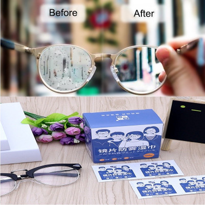 Combo 200 Khăn Lau Mắt Kính Nano Chống Mờ Sương Công Nghệ Nhật Bản - Chính Hãng 
