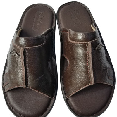 Dép Nam BIGGBEN May Đế Da Bò Thật DN118