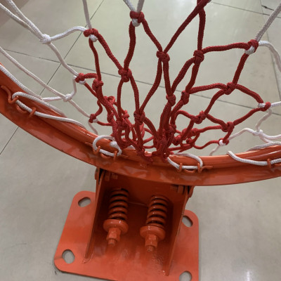 Vành rổ thi đấu tiêu chuẩn phi 45cm nặng 7.5kg chắc chắn từ sắt đặc 2cm và có lò xo đàn hồi chống rung