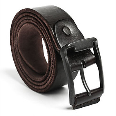 Thắt lưng nam mặt khóa da dây lưng da bò nguyên tấm cao cấp cá tính