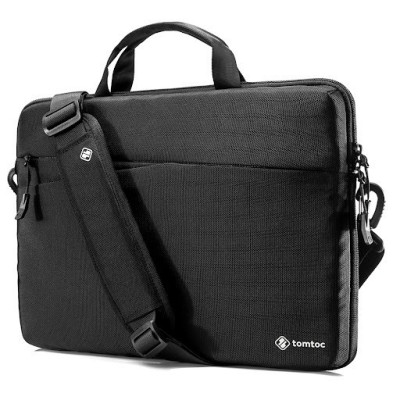 Túi Xách/ Túi Đeo Vai TOMTOC (USA) Messenger Bags Cho Macbook 13”/14” Ultrabook 13″ Chống Sốc Và Có Thêm Ngăn Phụ Kiện Hàng Chính Hãng