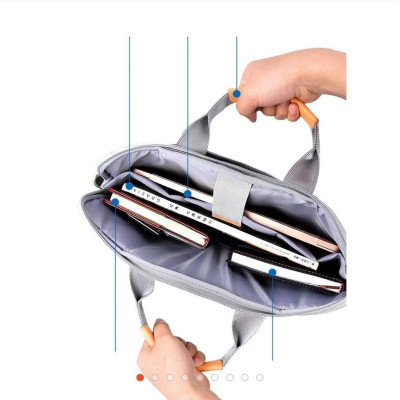 Túi Đựng Laptop  Wiwu Pioneer Shoulder 14 Inch Dành Cho Laptop, Ultrabook Chất Liệu Vải Cao Cấp, Chống Thấm, Chống Sốc - Hàng Chính Hãng