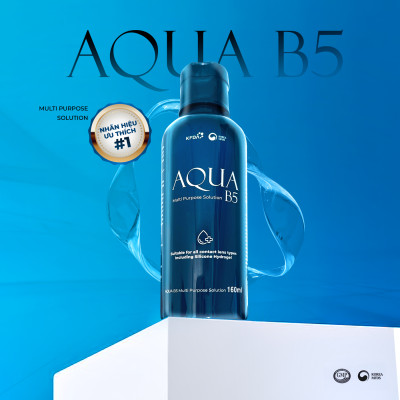 Nước ngâm lens Angel Eyes Aqua B5 dung tích 160ml và 360ml