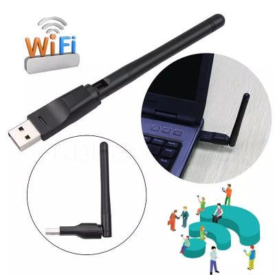 USB Thu Wifi Chuẩn N Tốc Độ Cao 150Mbps Tăng Khả Phạm Vi Thu Phát Sóng Wifi Cho Máy Tính Xách Tay, Máy Tính Để Bàn, Thiết Bị Thu Nhận Ngoại Vi - Hàng nhập khẩu