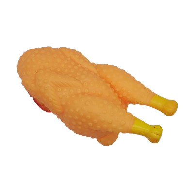 Đồ Chơi Cho Chó Hình Con Gà Đầu Xanh Đỏ Có Kèn