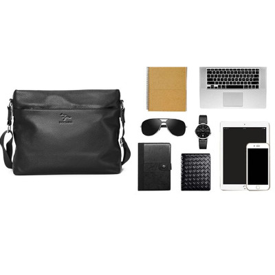 Túi đeo chéo nam DA BÒ THẬT - BEE GEE DCN9411