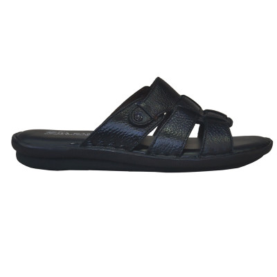 Dép Nam Quai Ngang TiTi ĐÔ Da Bò Thật Cao Cấp DNA2119