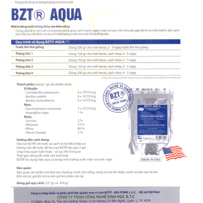 BZT AQUA xử lý nước và ổn định tảo