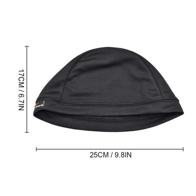 Lớp lót mũ bảo hiểm đi xe đạp được làm thủ công từ vải lưới polyester 100% giúp cải thiện độ thoáng khí và thấm mồ hôi