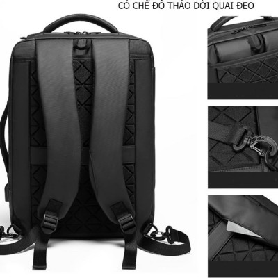 Balo laptop nam 2 trong 1 đa chức năng thời trang cao cấp phong cách mới