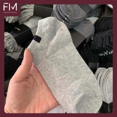 Combo 2 đôi vớ trơn cổ ngắn, tất công sở sợi cotton cao cấp, không xù lông - FORMEN SHOP - FMCB2CA042