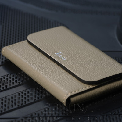 Ví Da Nam Nữ Đựng Giấy Tờ Cũ Handmade LEALUX Holder Handmade 2