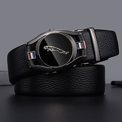 Thắt lưng nam khóa tự động dây da cao cấp mặt thiết kế cá tính TLDHT16