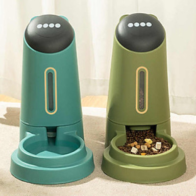 Bát Ăn Và Bình Nước Tự Động An Toàn Và Tiện Lợi Dành Cho Thú Cưng Dung Tích 3,5L