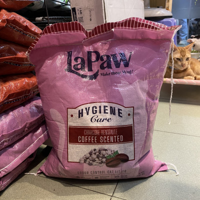 TÚI 10L - CÁT VỆ SINH - ĐẤT SÉT MIX THAN HOẠT TÍNH THƯƠNG HIỆU LAPAW CHO MÈO TÚI 10L - BAO BÌ MỚI