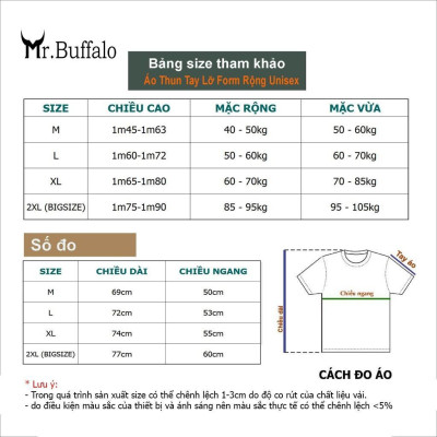 Áo Thun tay lỡ trắng đen xì rách tết 2024 rồng TE2 Mr.Buffalo