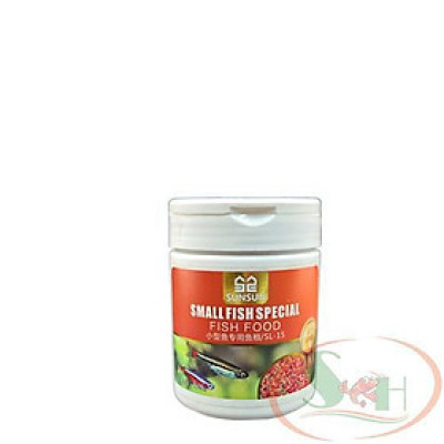 Thức ăn cá Sunsun Small Fish Special Food đạm dinh dưỡng cám tổng hợp cho cá cảnh