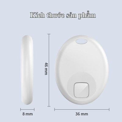 Thiết bị định vị toàn cầu GPS S2 Tag giúp định vị theo dõi vị trí chìa khóa, vật dụng, xe cộ, thú cưng mọt cách chính xác, có âm thanh cảnh báo - Hàng chính hãng/Hàng nhập khẩu