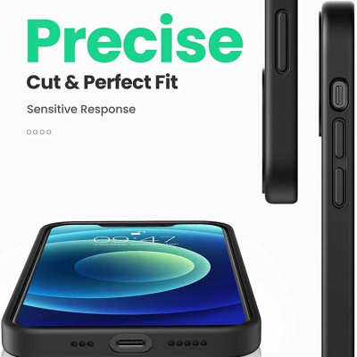 Ugreen UG20454LP418TK Iphone 12 Pro 6.1inch Màu Đen Ốp Lưng điện thoại Silicone - HÀNG CHÍNH HÃNG