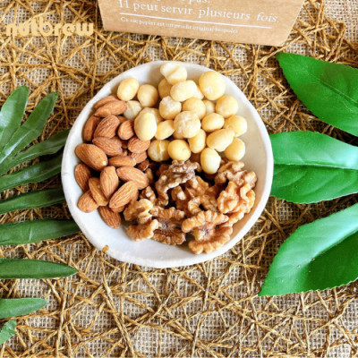 (HẠT DINH DƯỠNG) MIX 3 LOẠI HẠT SẤY ASTAR (Mắc Ca, Óc Chó, Hạnh Nhân) Túi 125gr