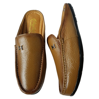 Dép Bít Đầu Nam BIGGBEN Da Bò Thật Cao Cấp SB126