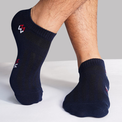 Combo 3 đôi tất nam vớ nam Cao Cấp Cổ Ngắn MRM FASHION ( Xanh Navy)