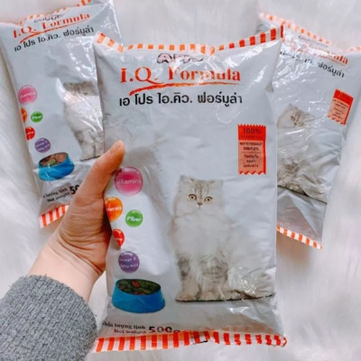 COMBO 5 Gói Thức Ăn Hạt Giá Rẻ Cho Mèo Lớn APro I.Q. Formula 500g