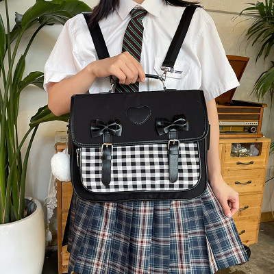 Cặp đi học, đi chơi BH Kids phong cách Lolita JK, thời trang Nhật Bản, chống nước, chống sốc, trẻ trung, cá tính - CH111