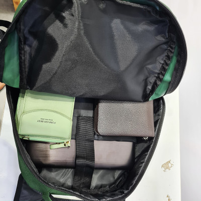 ( XEM VIDEO ) Balo nam nữ thời trang Hàn quốc để được laptop 14in du lịch chống thấm nước 111 BEE GEE ( NẮP CÓ 2 NỊT )