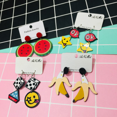 Khuyên tai Bông tai cute, cá tính nhiều mẫu ngẫu nhiên 