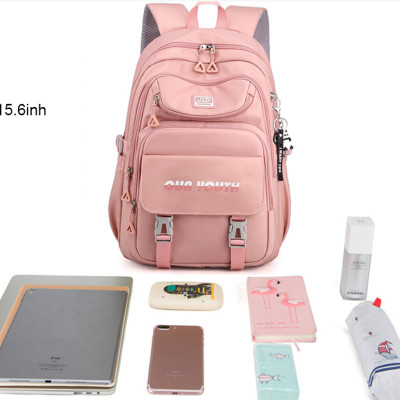 Balo nữ sinh đi học không thấm nước cao cấp phong cách hàn quốc 15.6"